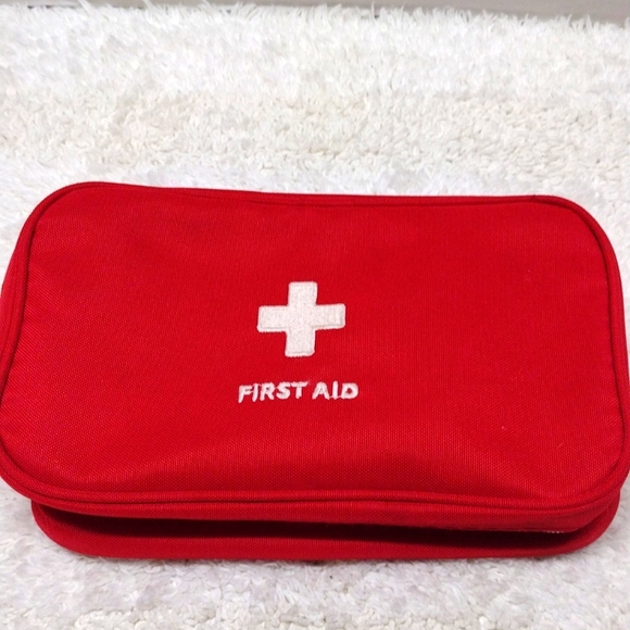 First Aid Pouch Red Empty - Picture 1 of 12